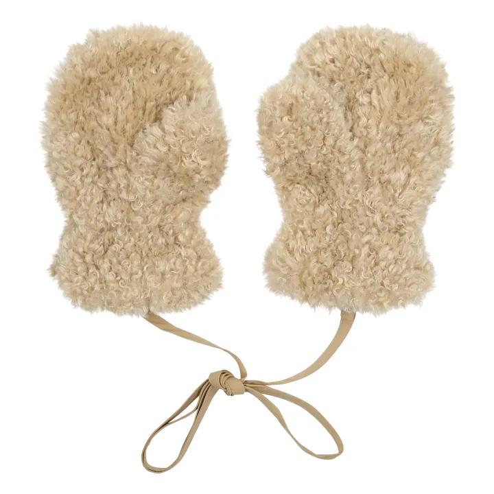 JM Patch Mittens | Ecru- Product image n°1