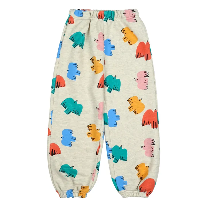 Jogger Birds | Heather white- Product image n°1
