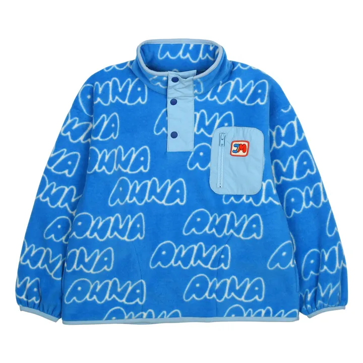 Anna Fleece Sweater | Blue- Product image n°0
