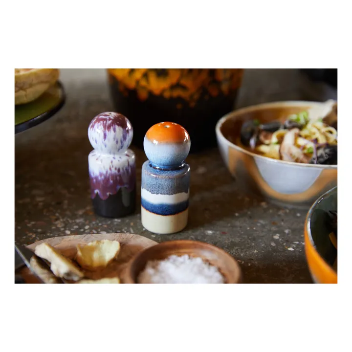 Stoneware salt and pepper set- Product image n°1
