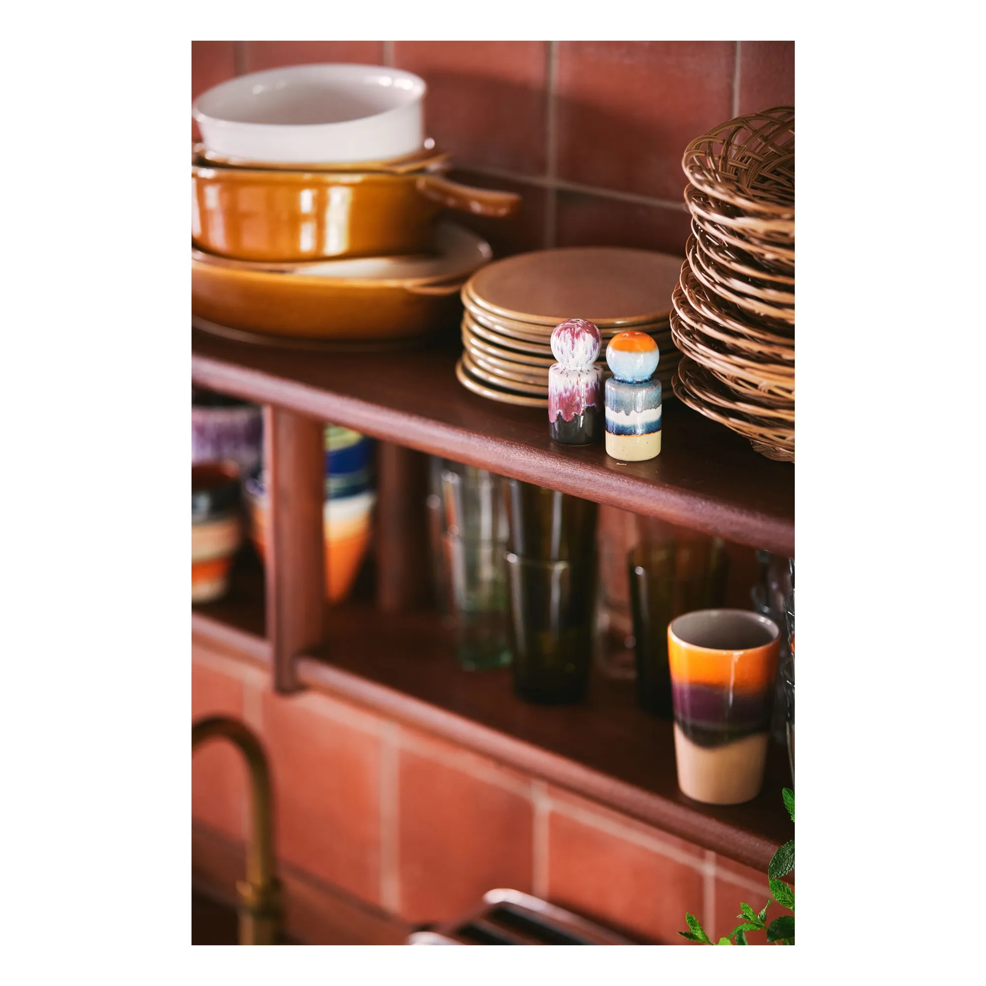 Ensemble de sel et poivre en grès- Image produit n°2