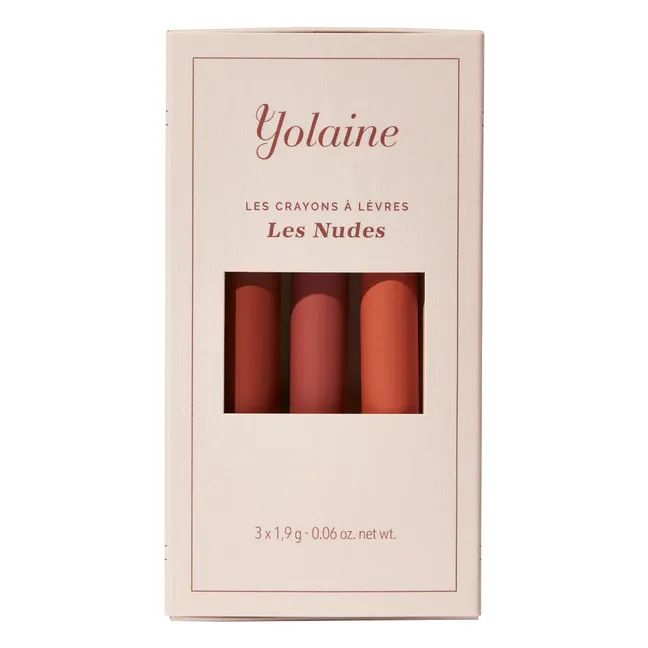Matite per labbra - Nude - Set di 3 pezzi