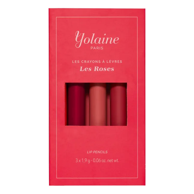 Matite per labbra - Les Roses - Set di 3 pezzi
