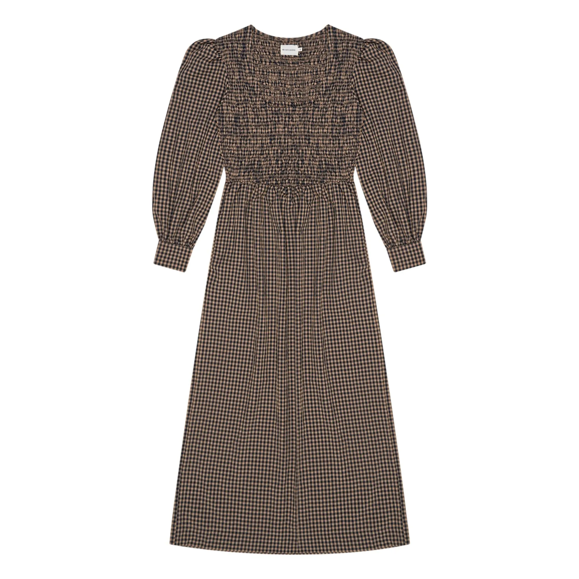The New Society Women's Black Bastille Vichy Dress - Collection