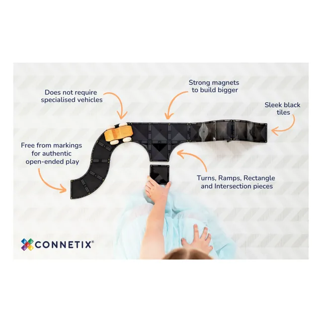 Roads Creative pack - 48 Stück | Schwarz