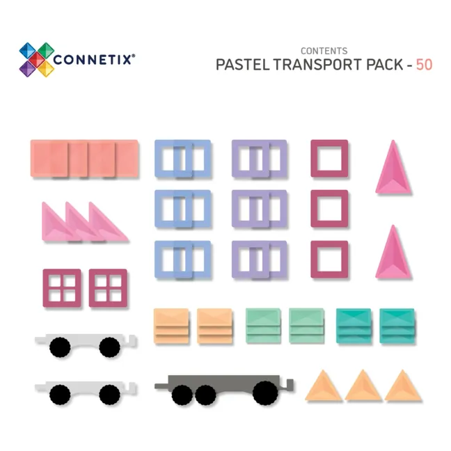 Transport pack - 50 Stück | Pastell