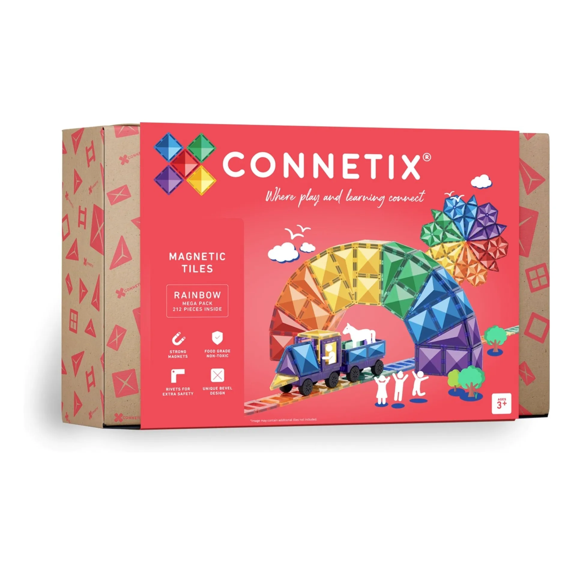 Connetix Rainbow Mega Pack - 212 Pieces