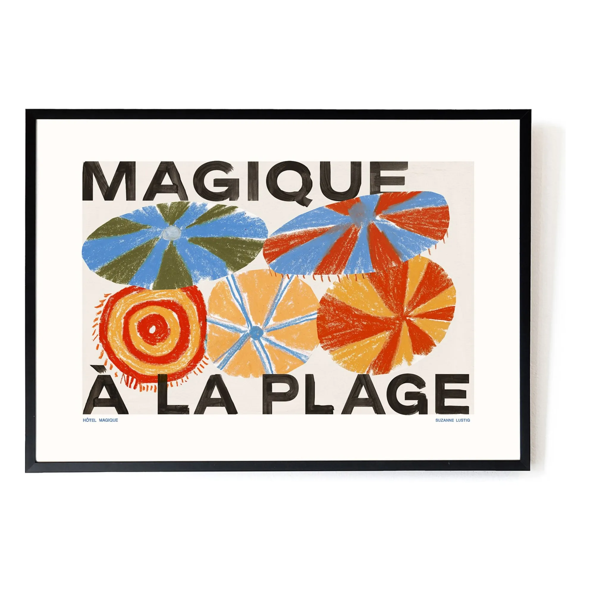 Affiche Magique à la Plage, Suzanne Lustig- Image produit n°0