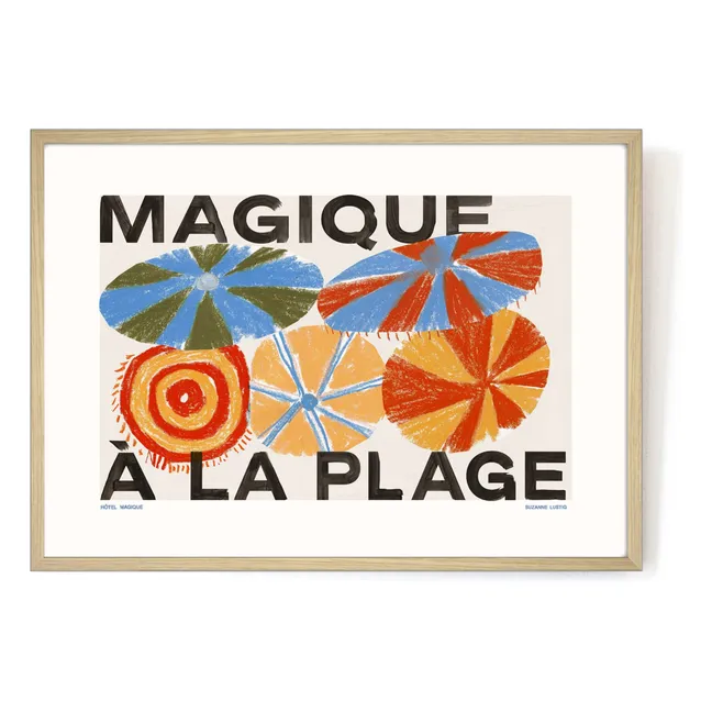 Magique à la Plage poster, Suzanne Lustig