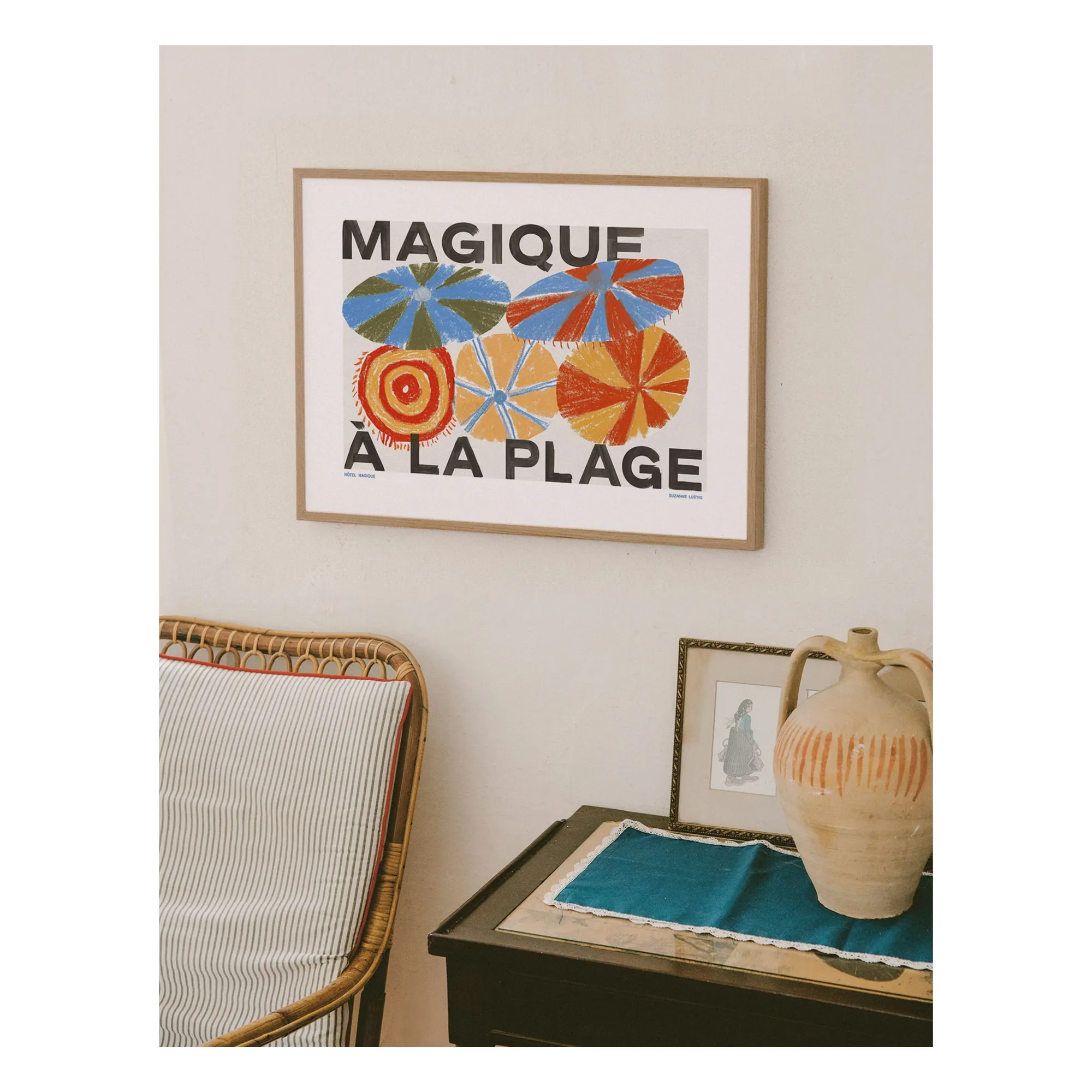 Affiche Magique à la Plage, Suzanne Lustig- Image produit n°1