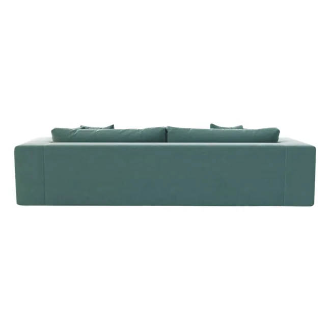 Canapé 3 places Bellechasse en coton et lin - 245 cm | Perle