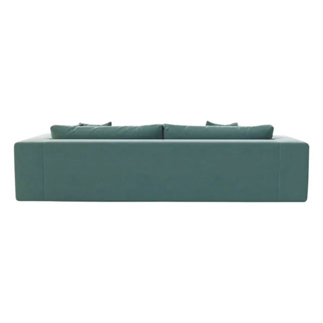 Canapé 4 places Bellechasse en coton et lin - 275 cm | Perle