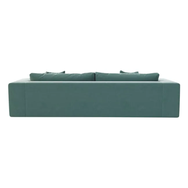 Canapé 4 places Bellechasse en coton et lin - 275 cm | Gris