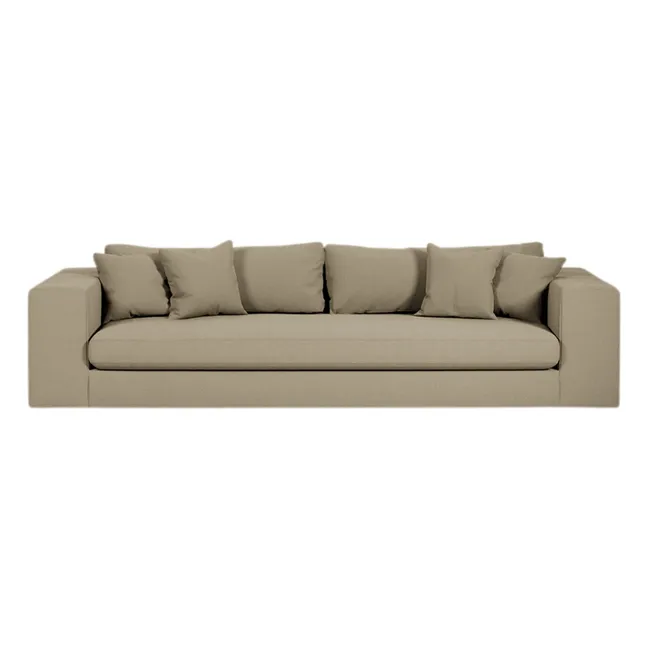 Canapé 3 places Bellechasse en coton et lin - 245 cm | Lin