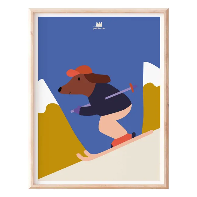 Poster per cani da sci