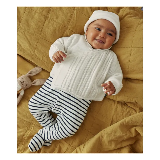 Chaqueta de punto para bebé | Blanco