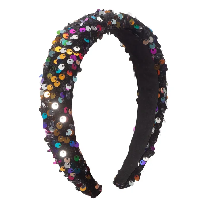 Haarreif Jazzy Sequin Alice | Schwarz- Produktbild Nr. 0