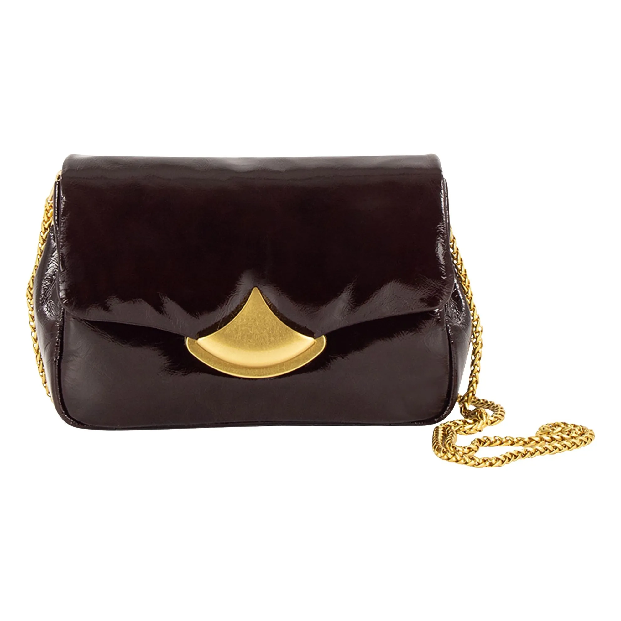 Sessùn Brown Diviluz Puffy P Leather Bag
