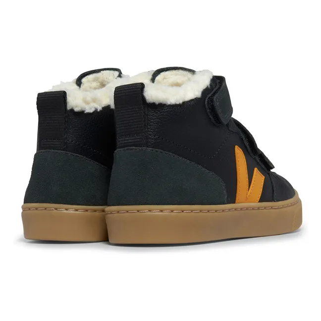 Baskets Fourrées Scratchs V-10 Mid | Noir