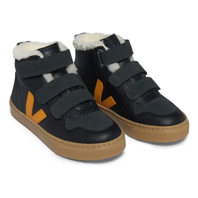 Baskets Fourrées Scratchs V-10 Mid | Noir