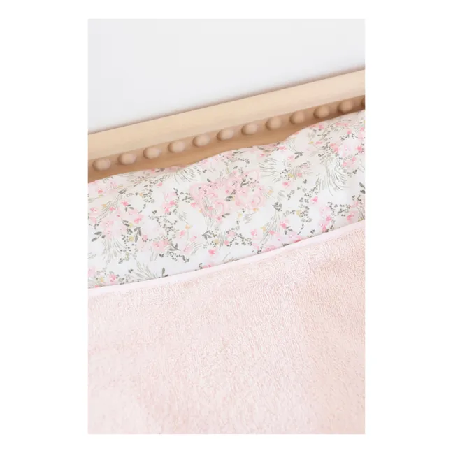 Jardin Hivernal changing mat cover | Pink