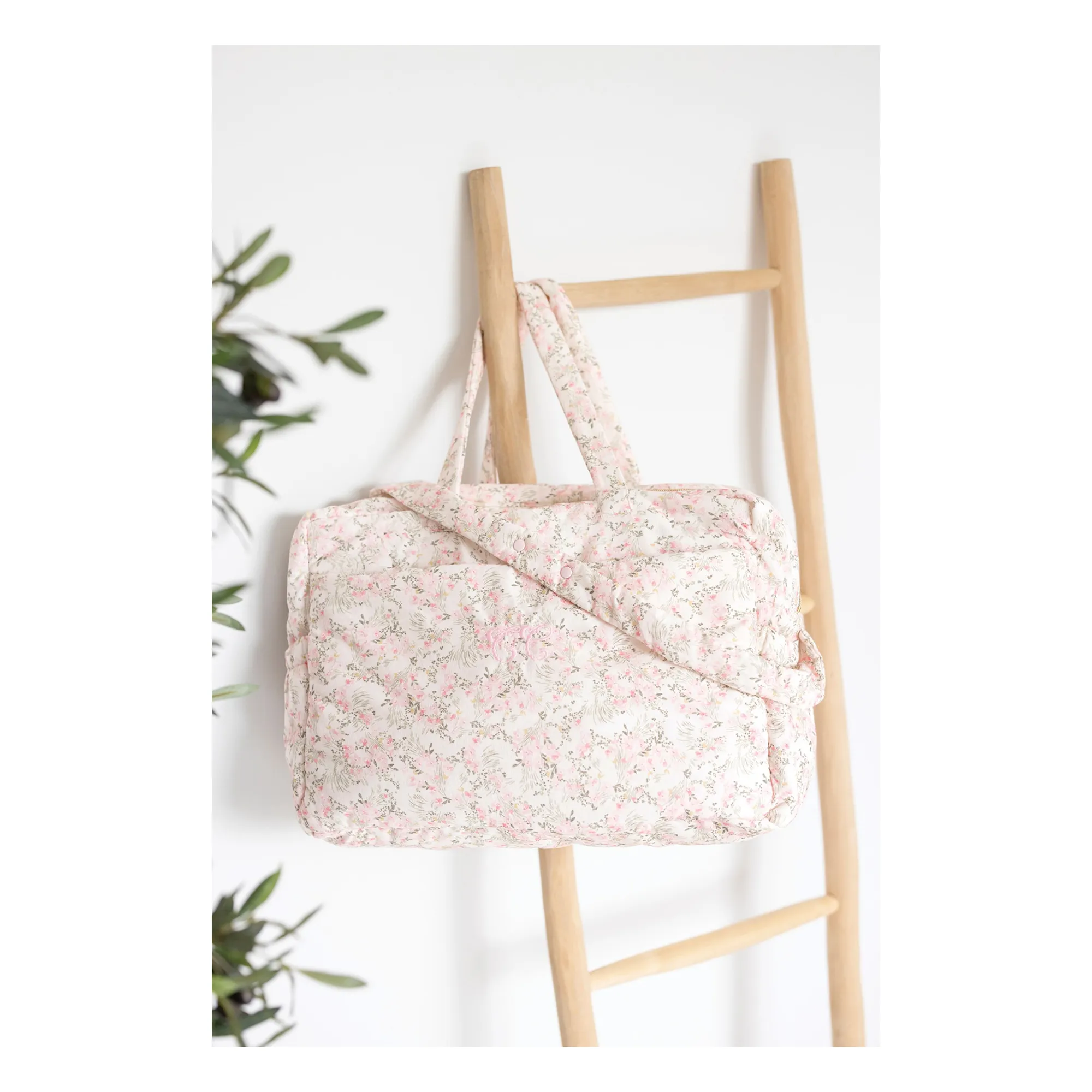 Sac à langer Jardin Hivernal | Rose- Image produit n°1