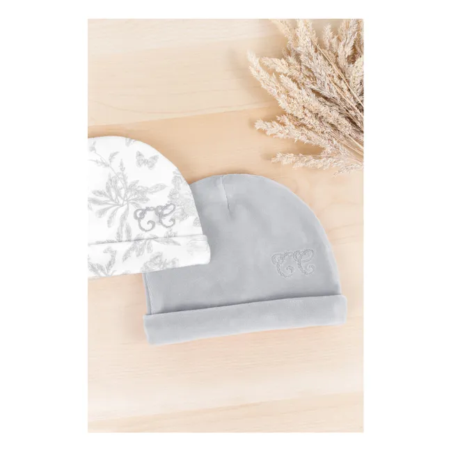 Toile de Jouy hat | Grey