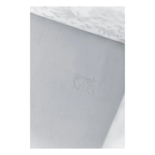 Drap-housse Toile de Jouy | Gris