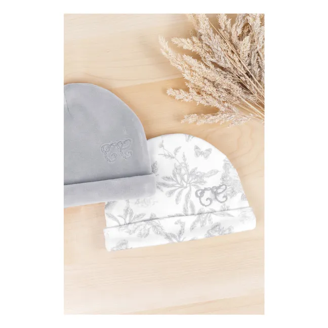 Bonnet Toile de Jouy | Gris