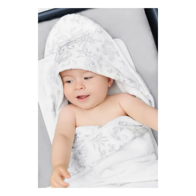 Coprifasciatoio in Toile de Jouy | Grigio