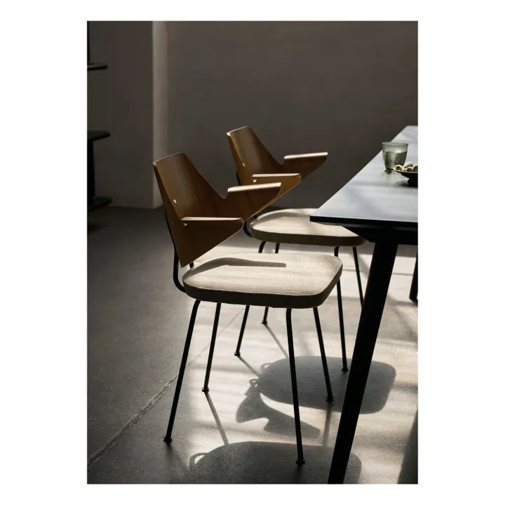 Chaise RFH RD7, Robin Day | Gris foncé- Image produit n°1