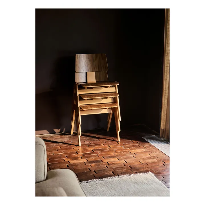 & Tradition - Daystack RD1 chair, Robin Day - Walnut | Smallable