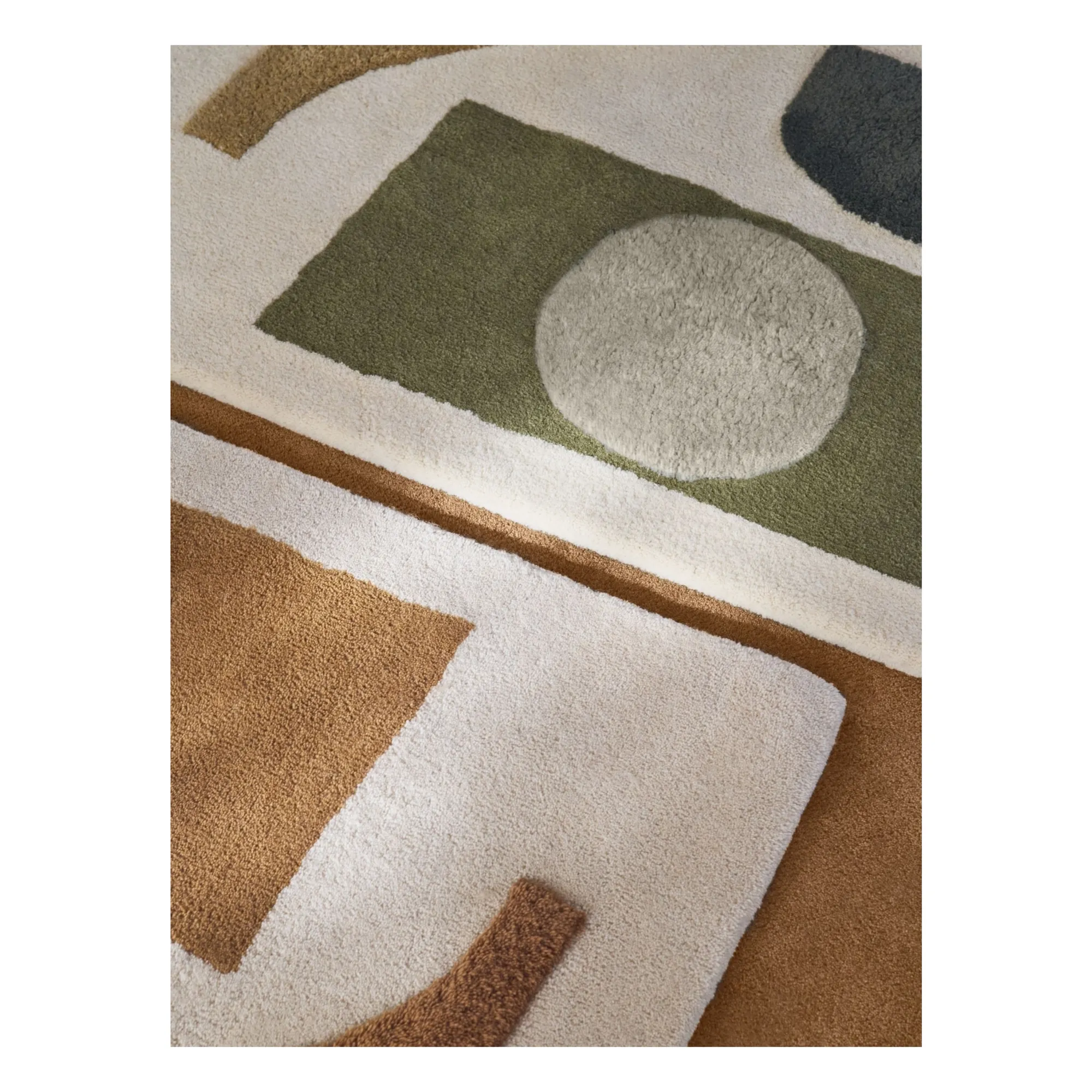 Tapis Bloco | Olive- Image produit n°1