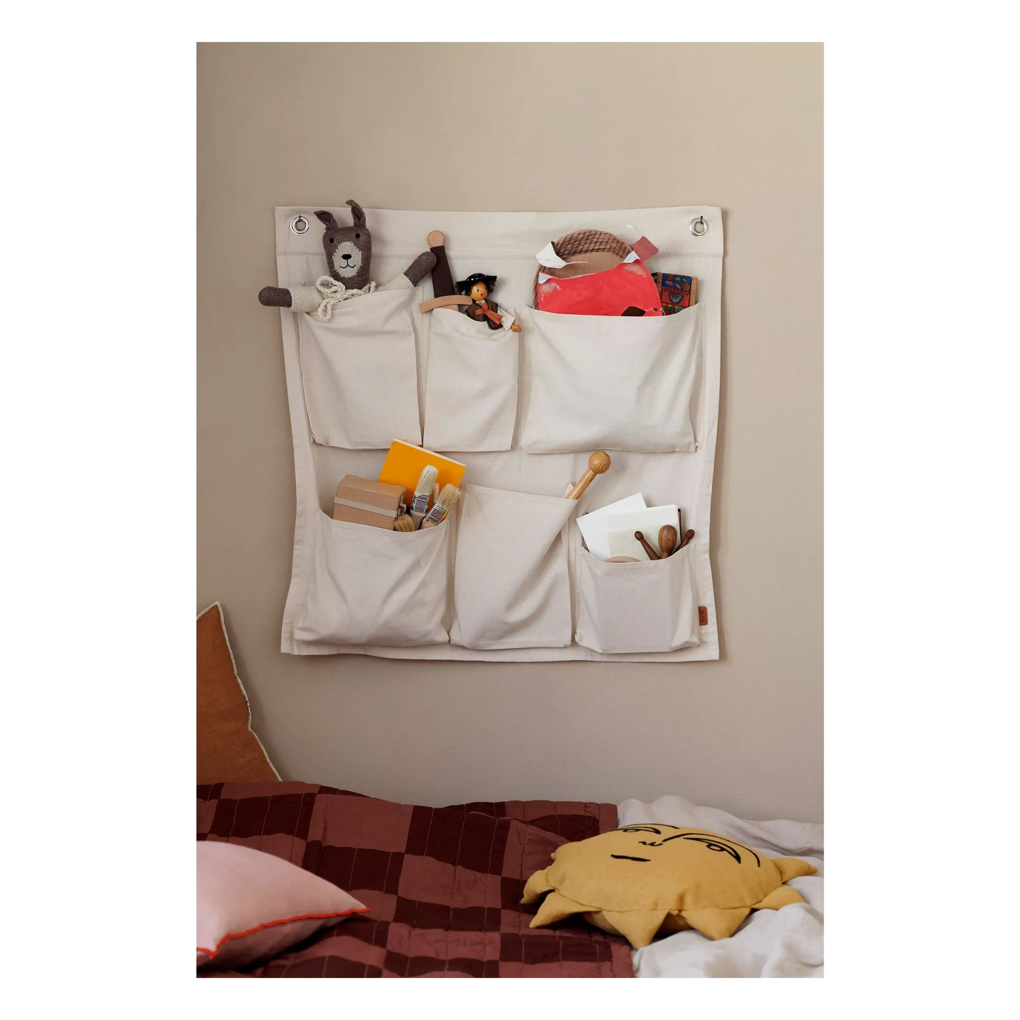 Ferm Living Kids - Rangement mural en coton (Ferm Living Kids) - Image 2