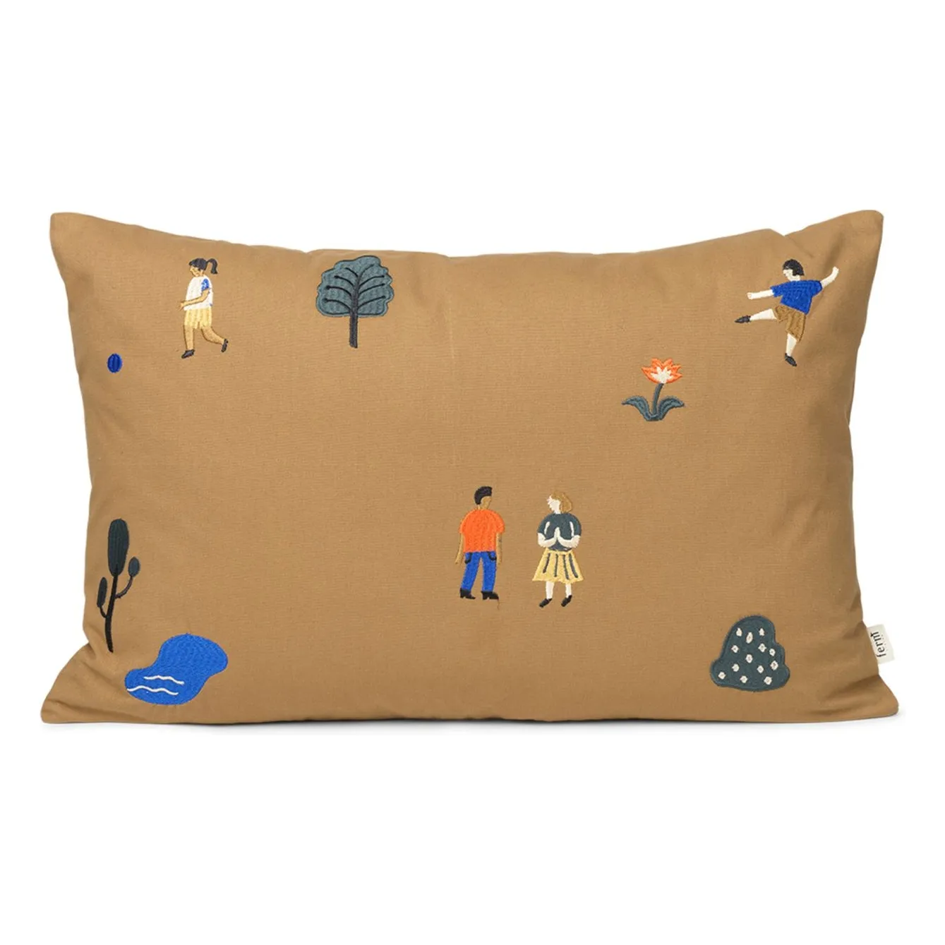 Ferm Living Kids Caramel The Park Cushion