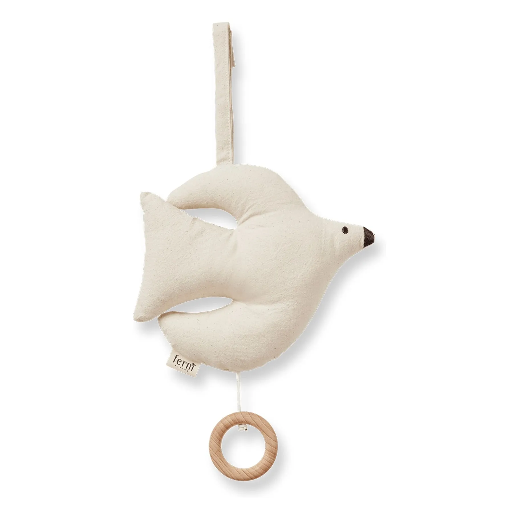 Ferm Living Kids White Swif Bird Musical Mobile