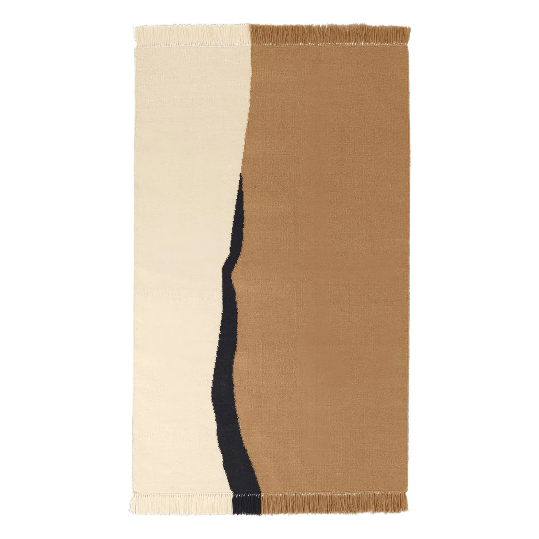 Tapis Soil Kelim | Sable- Image produit n°0