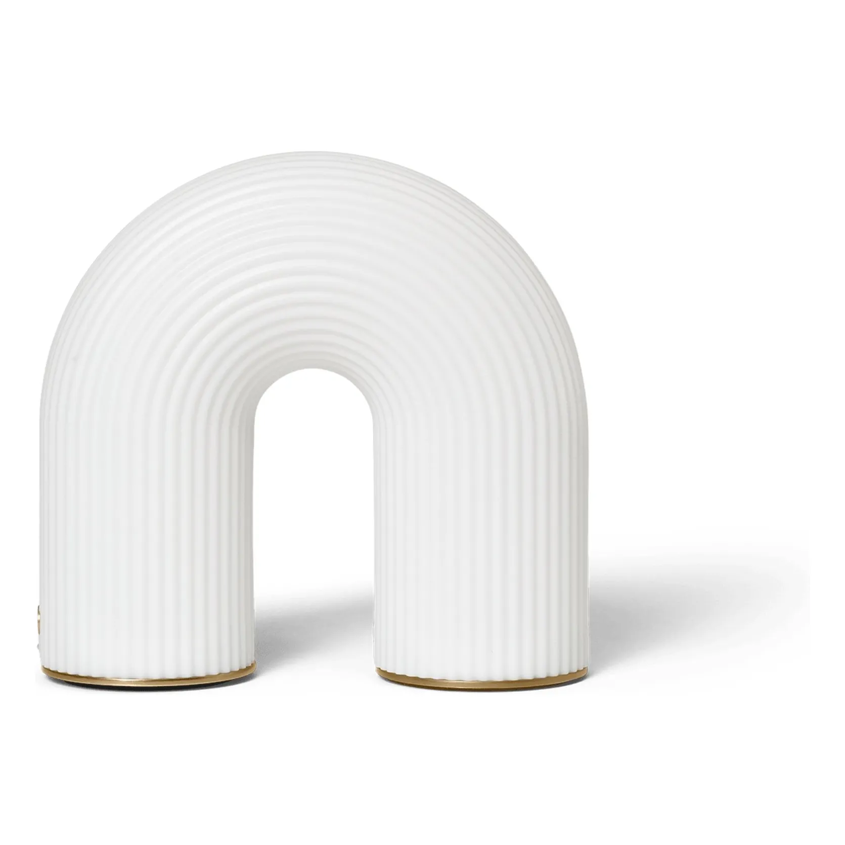 Ferm Living White Vuelta Portable Table Lamp