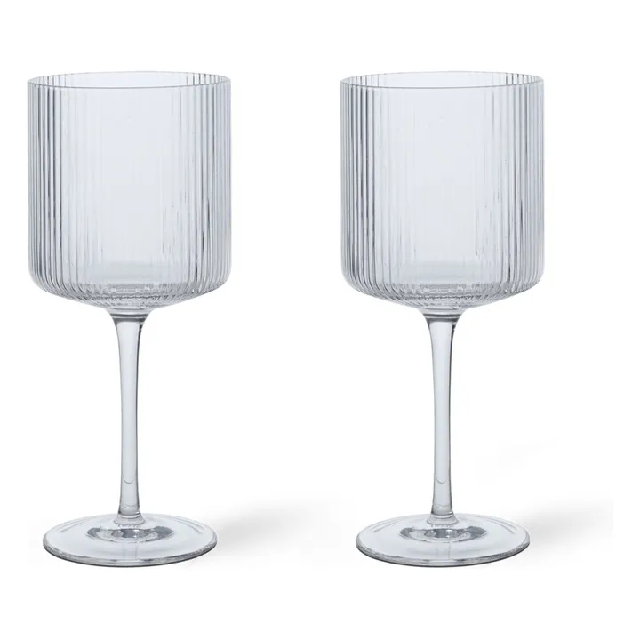 Ripple red wine glasses - Set of 2- Product image n°0