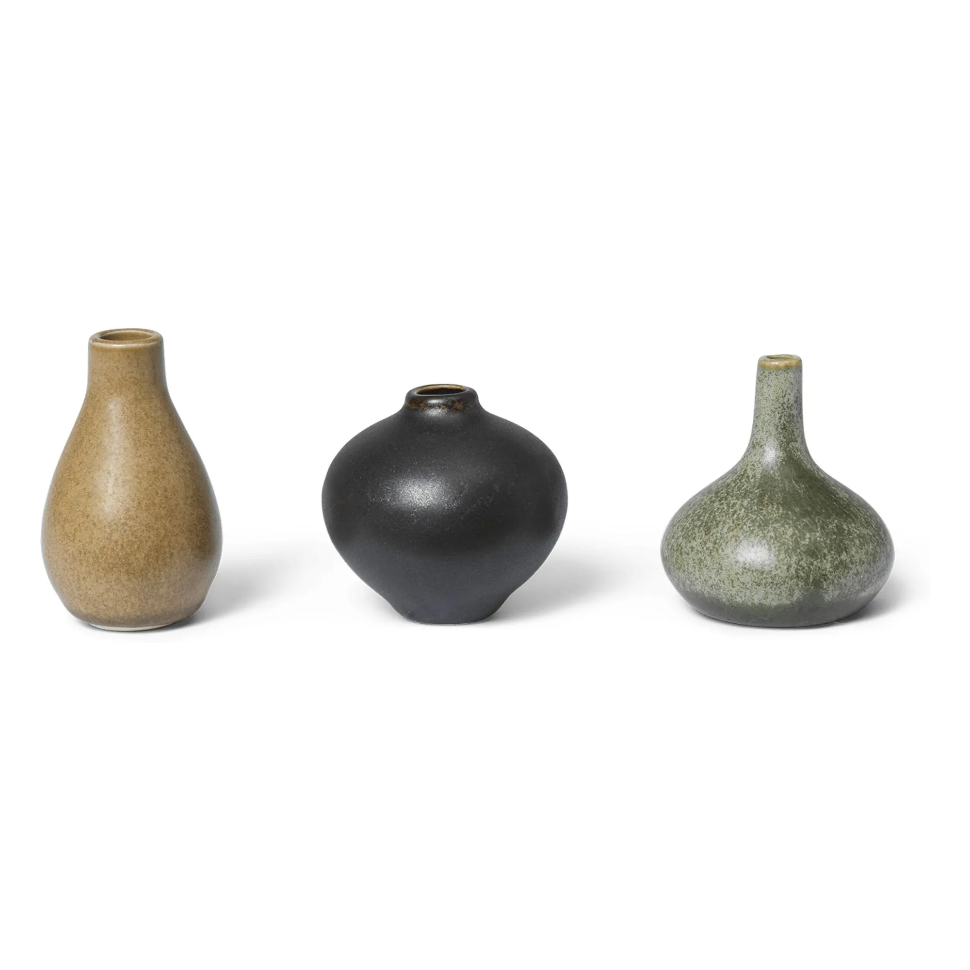Ferm Living Multicoloured Komo Vases - Set Of 3