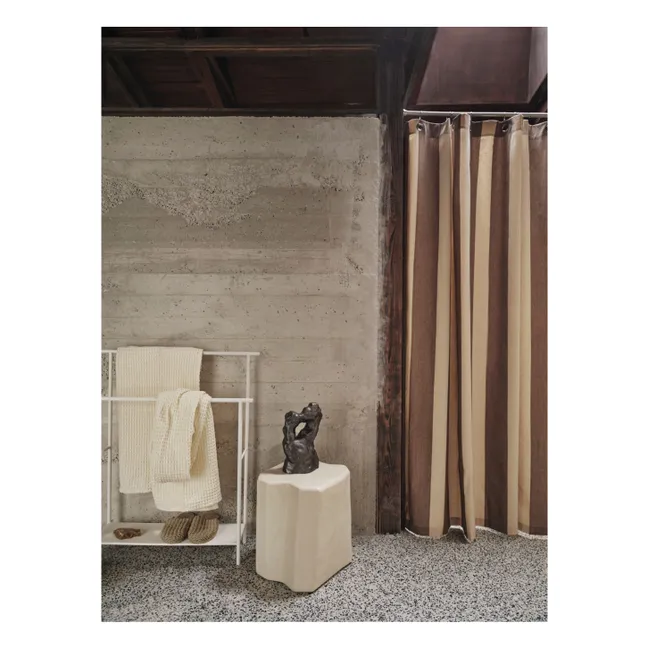 Rideau de douche Chambray | Marron