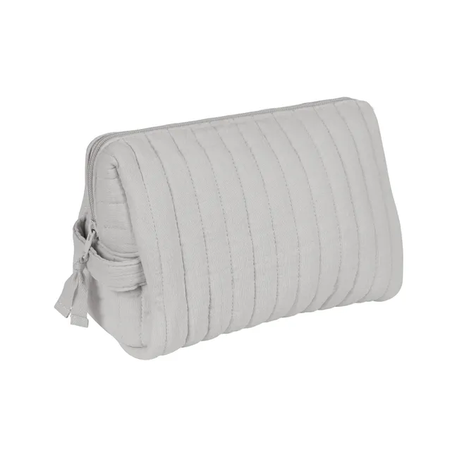 Organic cotton toiletry bag | Grey