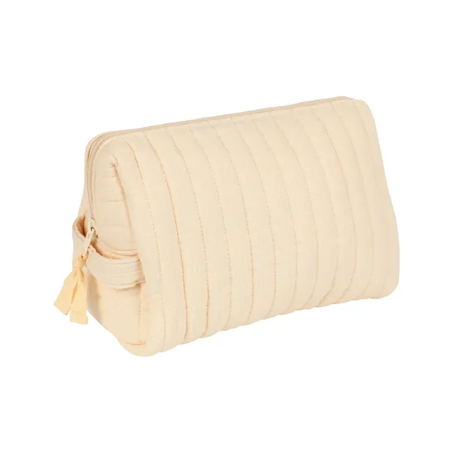 Borsa da toilette in cotone biologico | Vaniglia