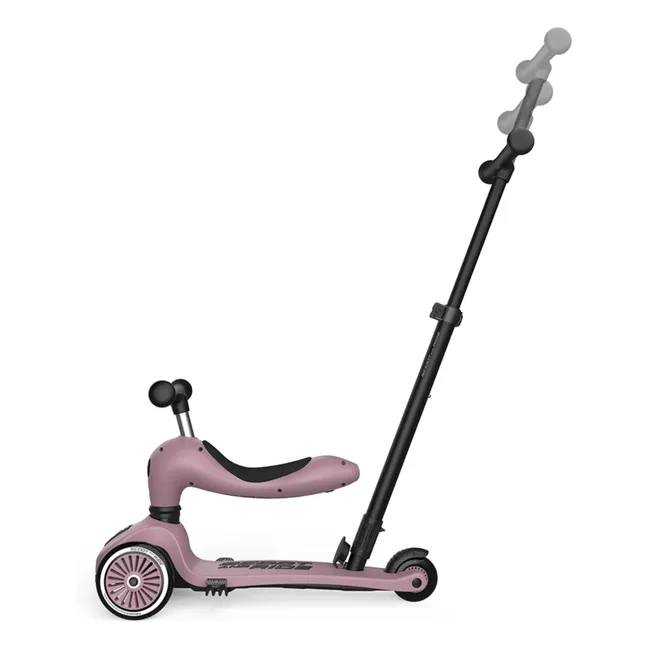 Trottinette évolutive Highwaykick 1 Push&Go | Rose
