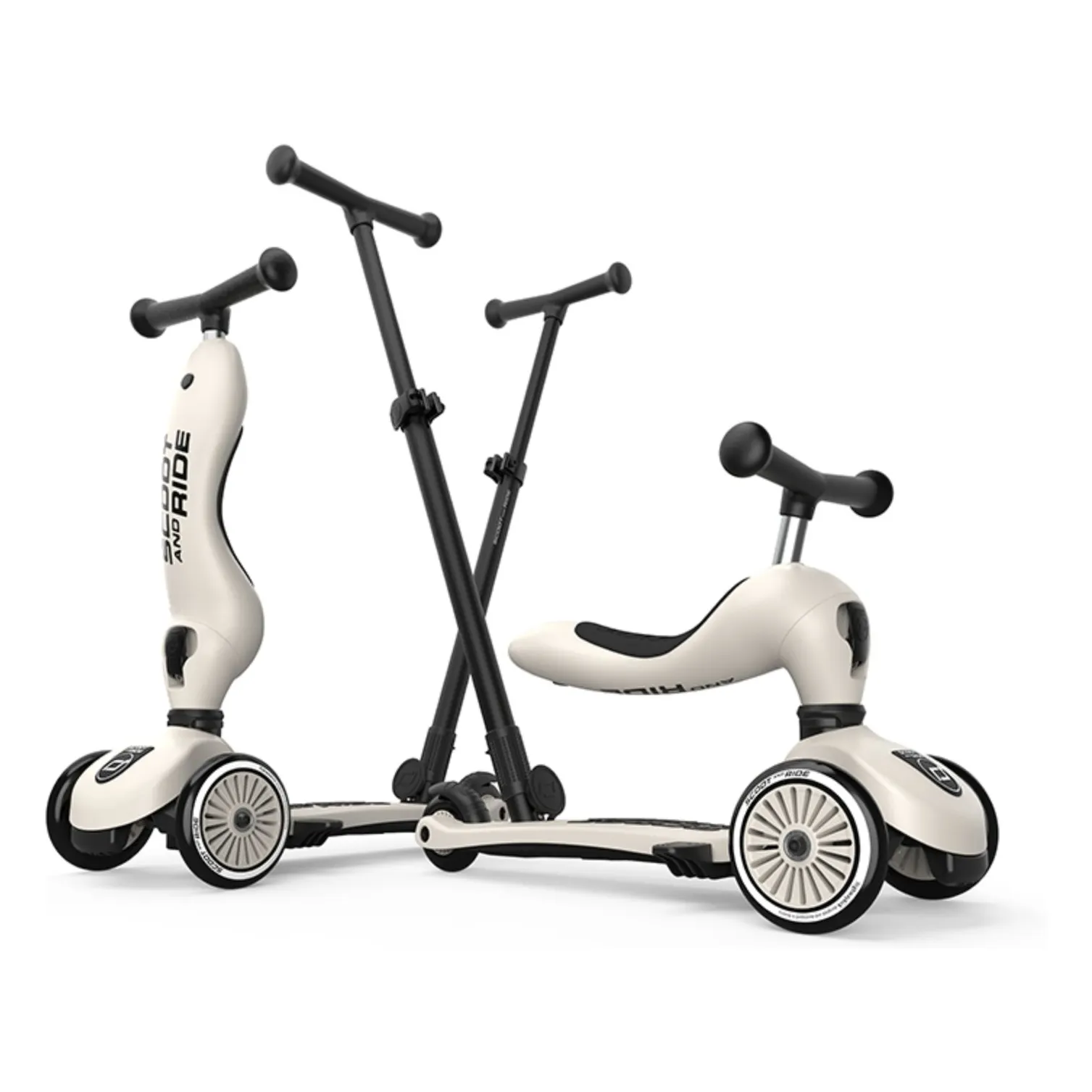 Trottinette évolutive Highwaykick 1 Push&Go | Beige- Image produit n°0