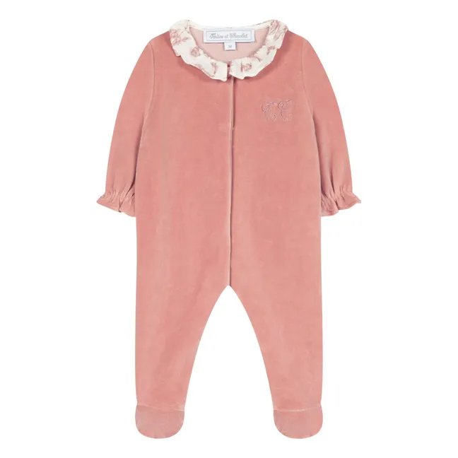 Strampler Toile de Jouy | Grau