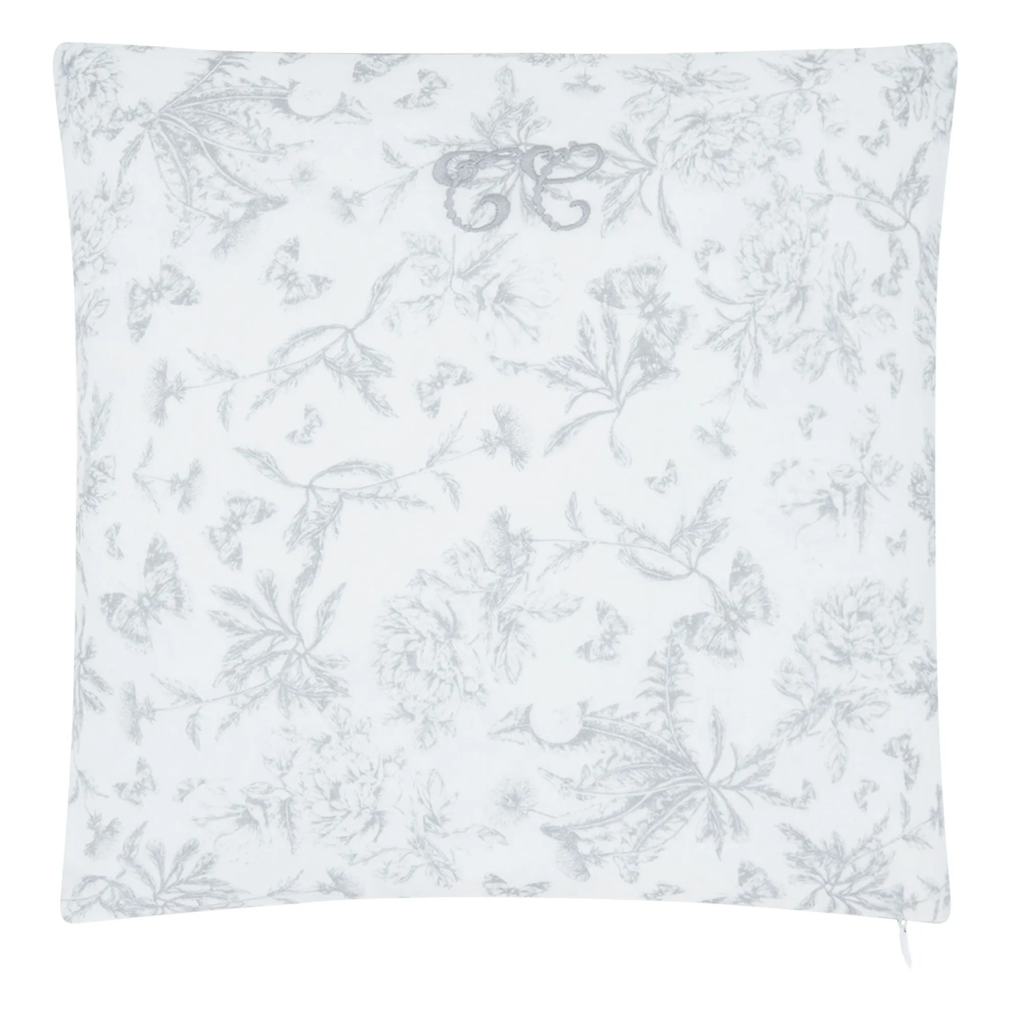 Coussin Toile de Jouy | Gris- Image produit n°0