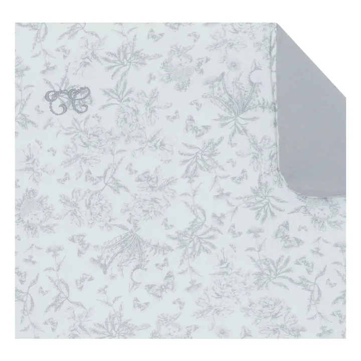 Couverture Toile de Jouy | Gris- Image produit n°4