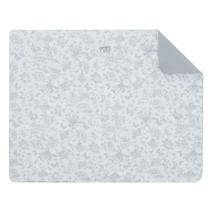 Couverture Toile de Jouy | Gris- Image produit n°0