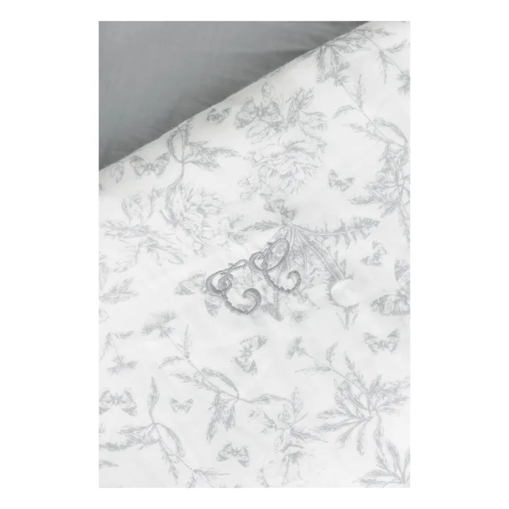 Parure de lit Toile de Jouy | Gris- Image produit n°1